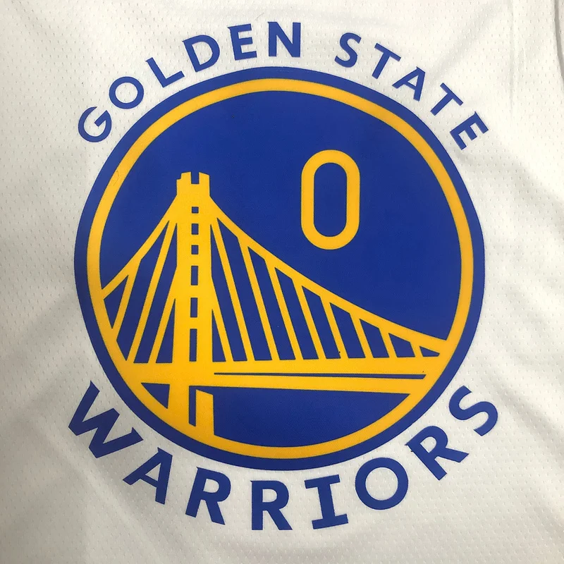 75th anniversary Golden State Warriors White #0 Payton