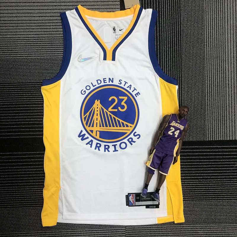 75th anniversary Golden State Warriors White #23 Green