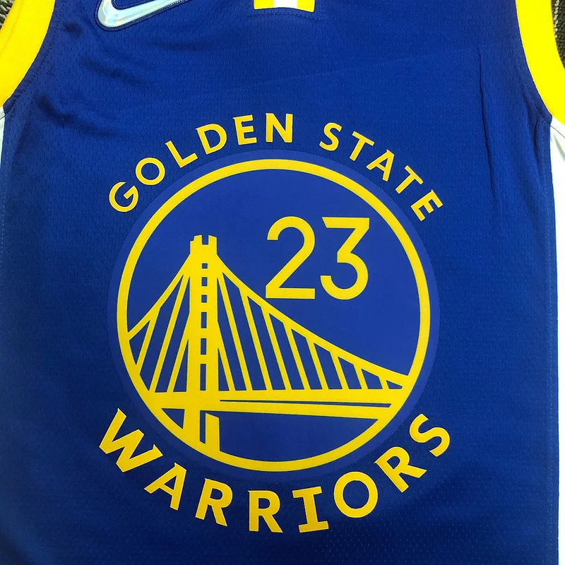 75th anniversary Golden State Warriors blue #23 Green