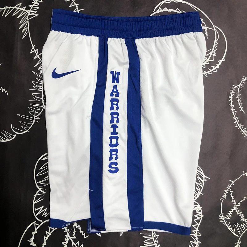 Golden State Warriors White Shorts