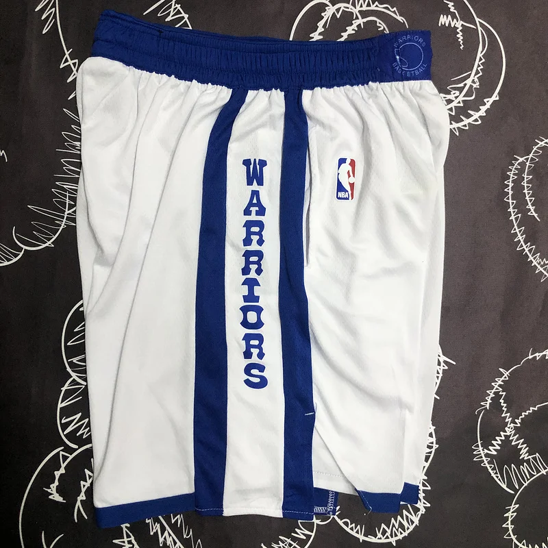 Golden State Warriors White Shorts