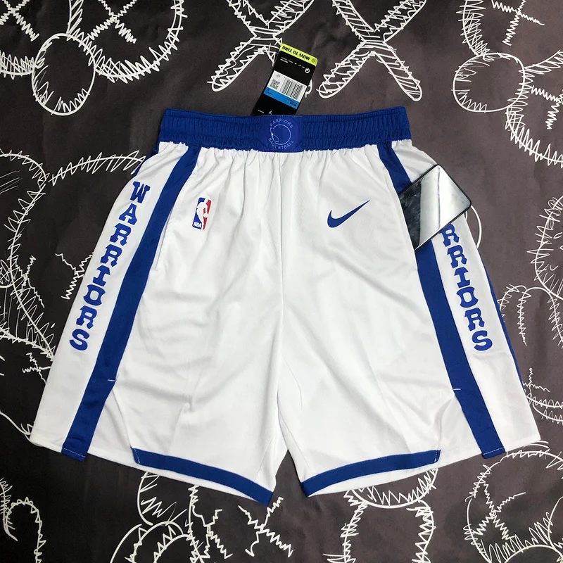 Golden State Warriors White Shorts