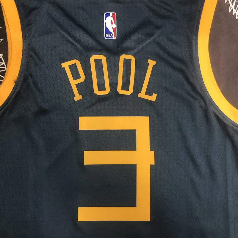 2018 Season Golden State Warriors gray #3 Paul