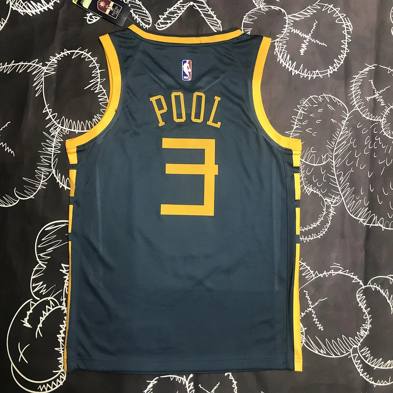 2018 Season Golden State Warriors gray #3 Paul