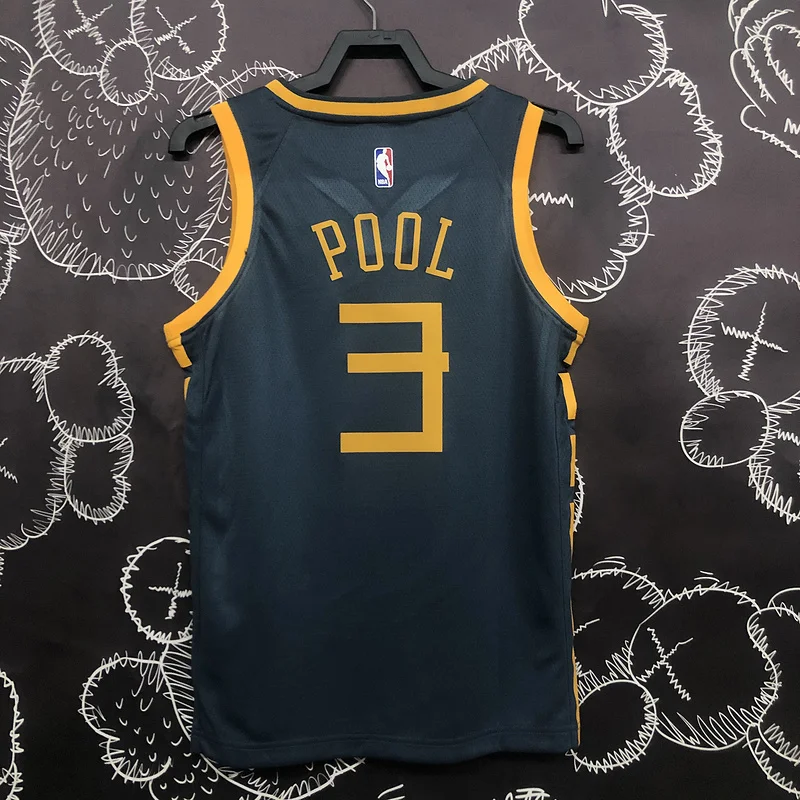 2018 Season Golden State Warriors gray #3 Paul