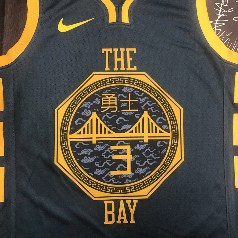 2018 Season Golden State Warriors gray #3 Paul