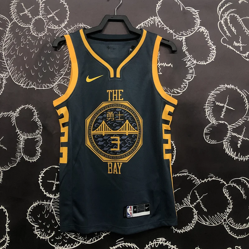 2018 Season Golden State Warriors gray #3 Paul