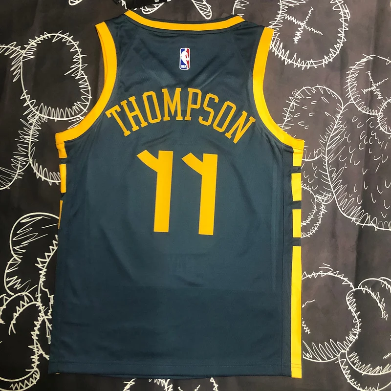 2018 Season Golden State Warriors gray #11 Thompson