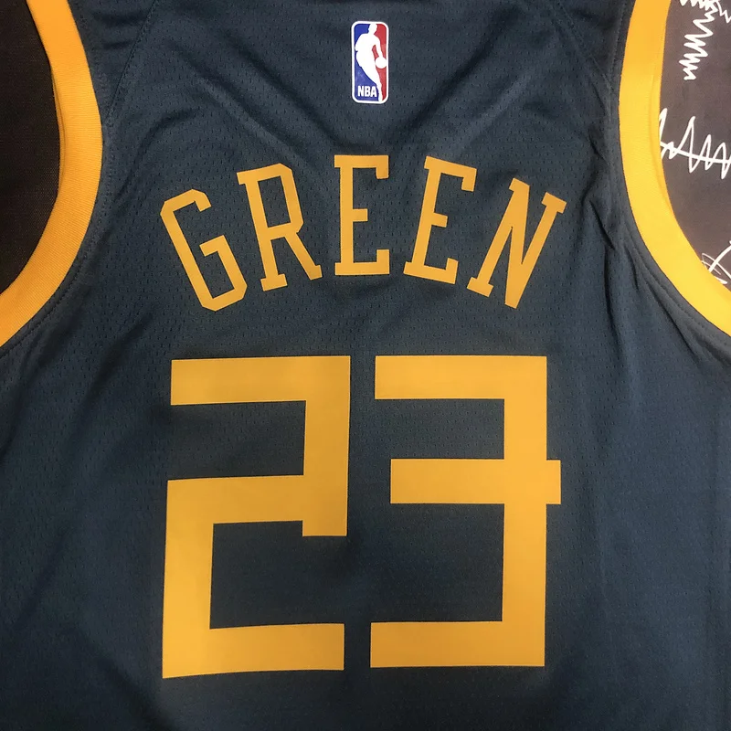 2018 Season Golden State Warriors gray #23 Green