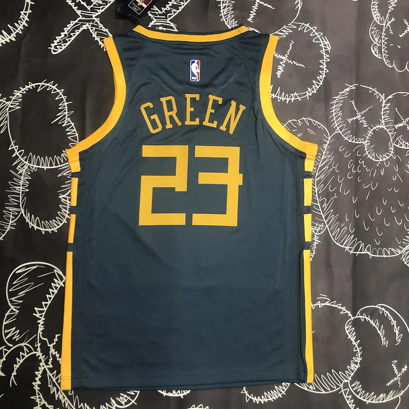 2018 Season Golden State Warriors gray #23 Green