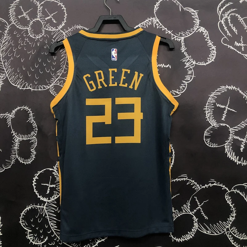 2018 Season Golden State Warriors gray #23 Green