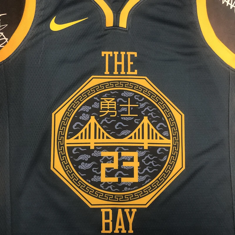 2018 Season Golden State Warriors gray #23 Green