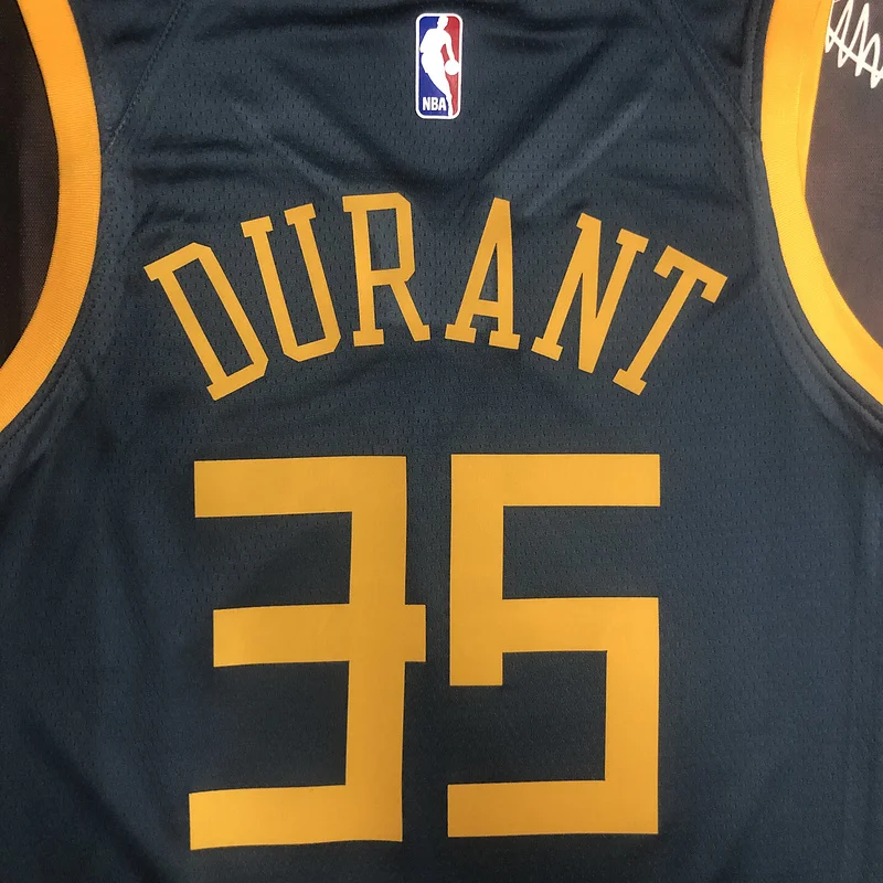 2018 Season Golden State Warriors gray #35 Durant