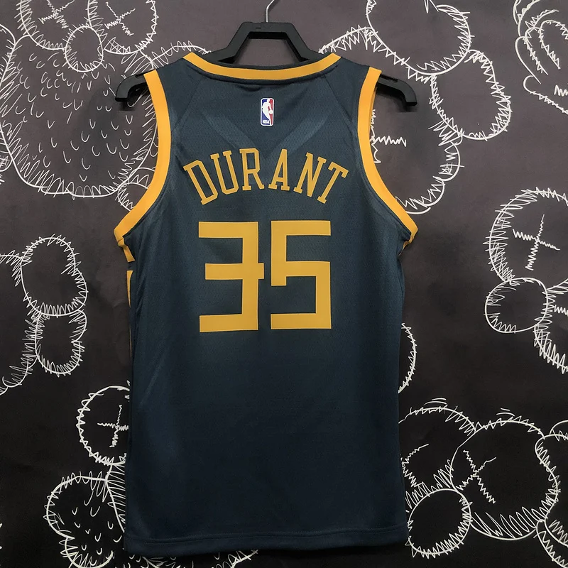 2018 Season Golden State Warriors gray #35 Durant