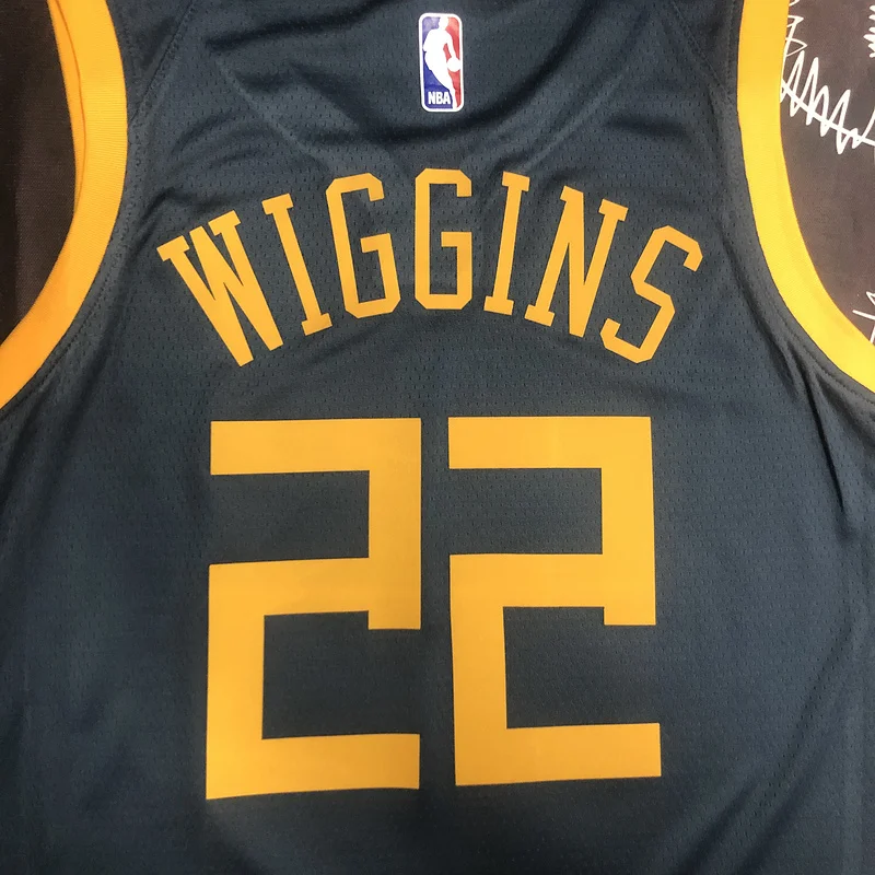 2018 Season Golden State Warriors gray #22 Wiggins