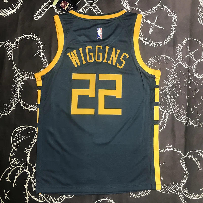 2018 Season Golden State Warriors gray #22 Wiggins