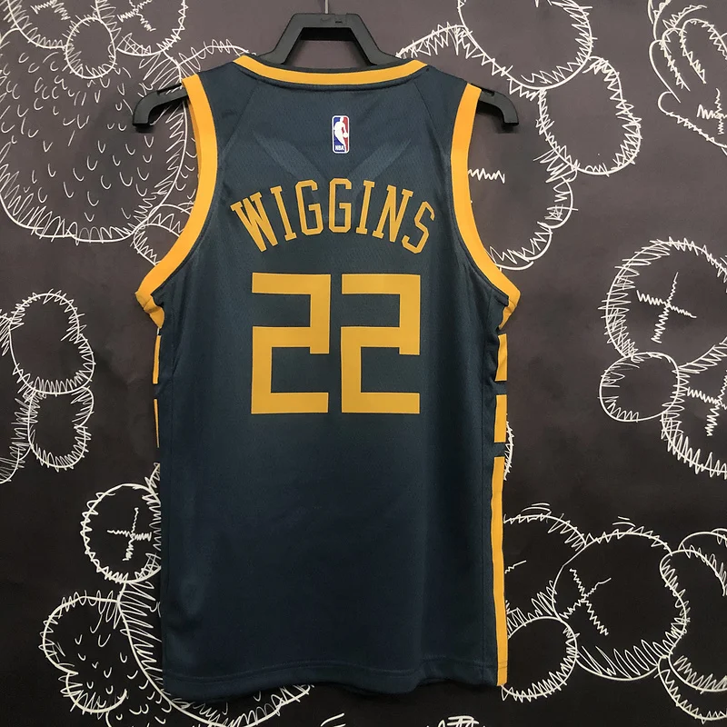 2018 Season Golden State Warriors gray #22 Wiggins