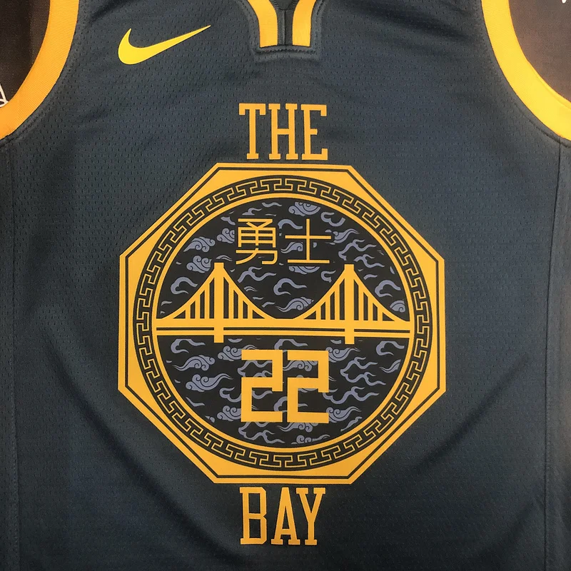 2018 Season Golden State Warriors gray #22 Wiggins