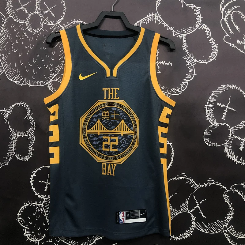 2018 Season Golden State Warriors gray #22 Wiggins