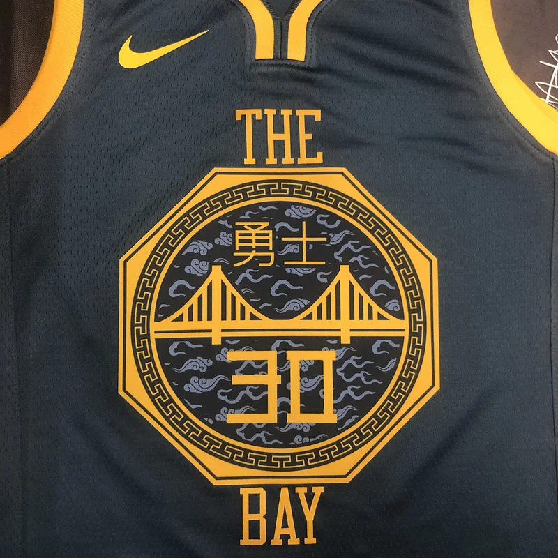 2018 Season Golden State Warriors gray #30 Curry