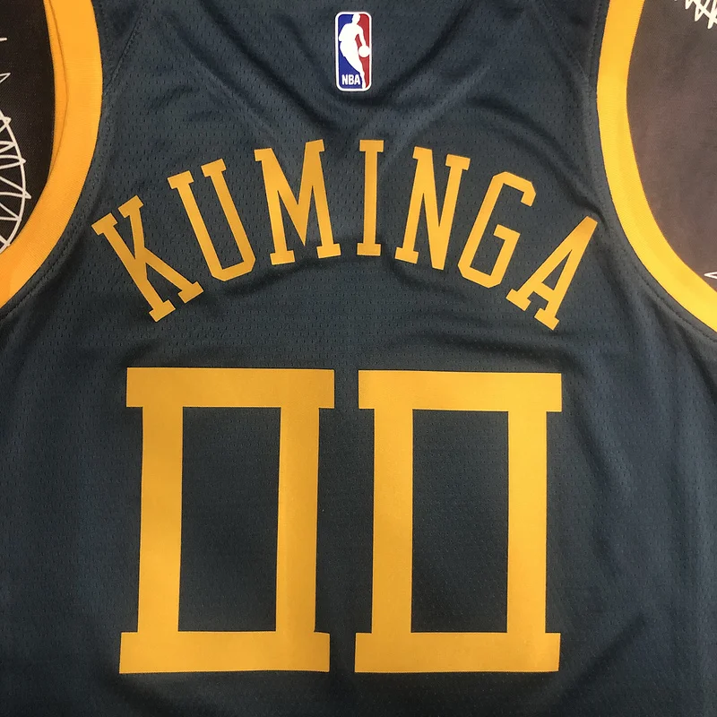 2018 Season Golden State Warriors gray #00 Kuminga