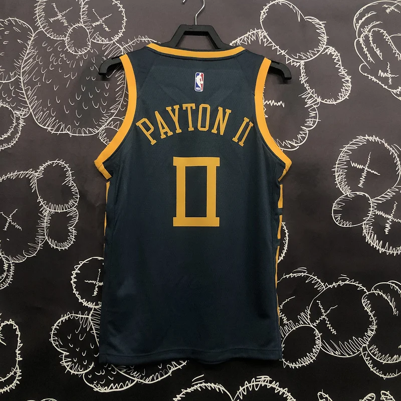 2018 Season Golden State Warriors gray #00 Payton