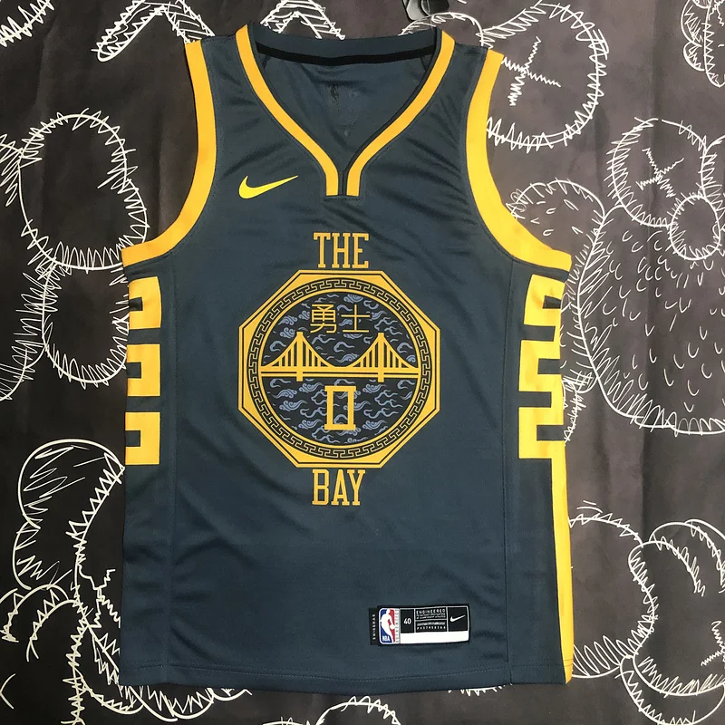 2018 Season Golden State Warriors gray #00 Payton