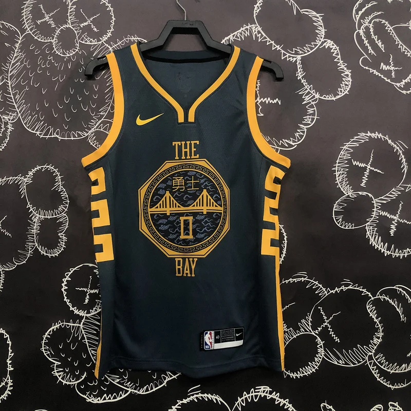 2018 Season Golden State Warriors gray #00 Payton