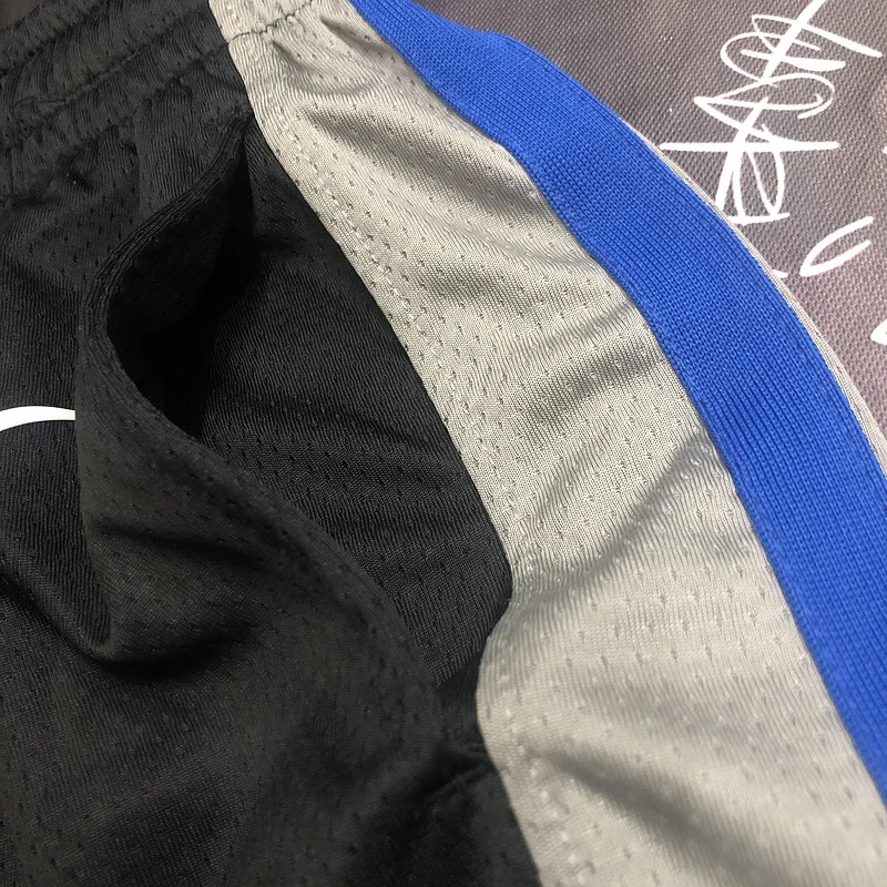 2020 Season Golden State Warriors black gray Shorts