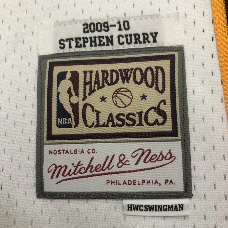 MN Hot pressing Retro Golden State Warriors 2009 2010 Season rookie White #30 Curry