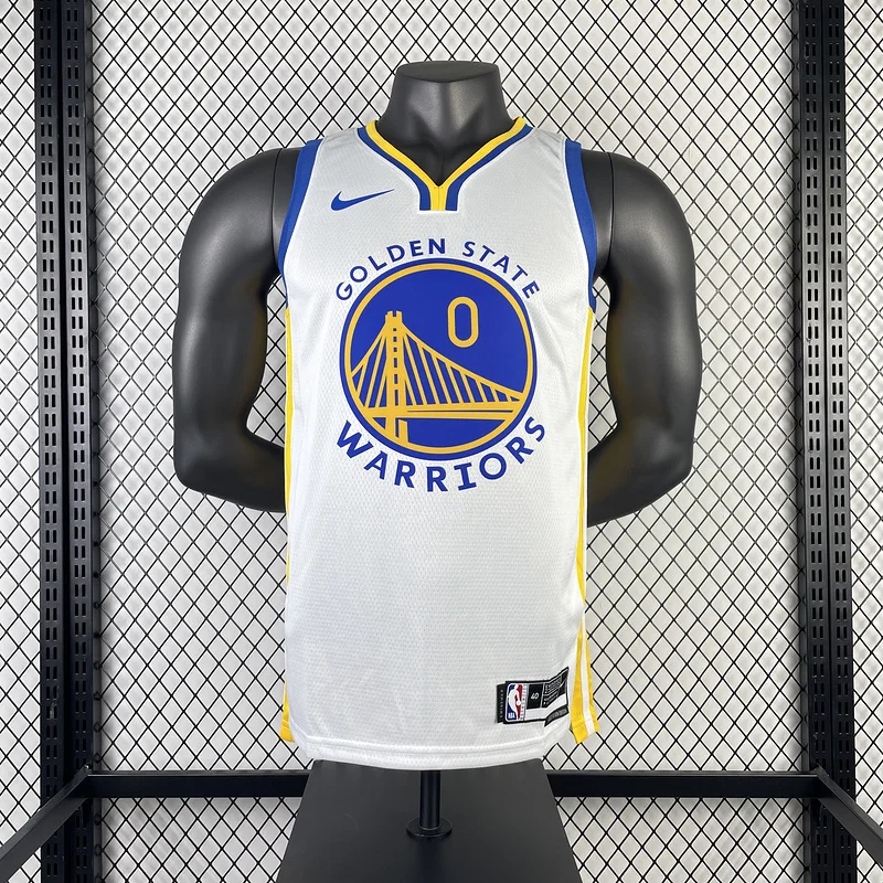 2023 Season Golden State Warriors V-neck White #0 Payton