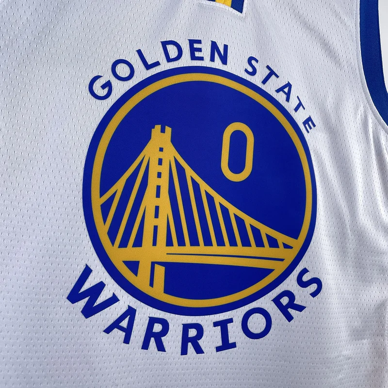 2023 Season Golden State Warriors V-neck White #0 Payton