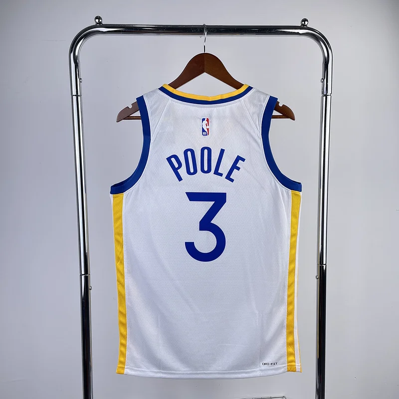 2023 Season Golden State Warriors V-neck White #3 Paul