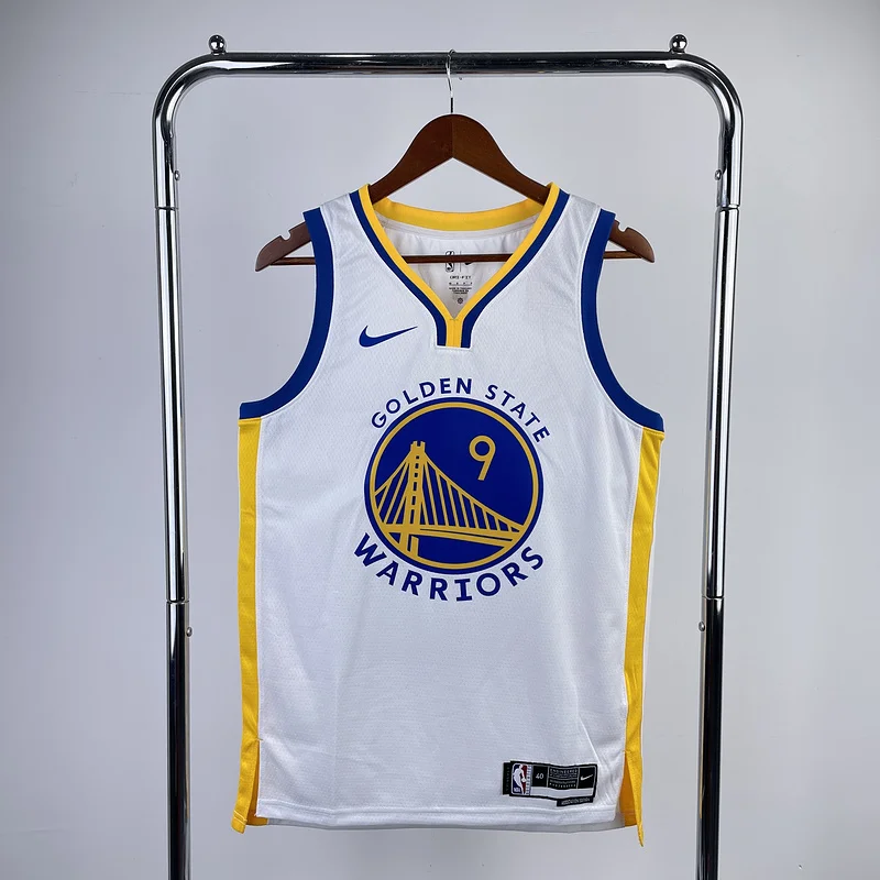 2023 Season Golden State Warriors V-neck White #9 Iguodala