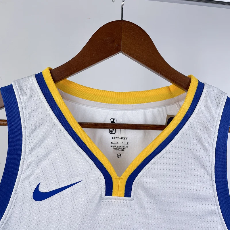 2023 Season Golden State Warriors V-neck White #3 Paul