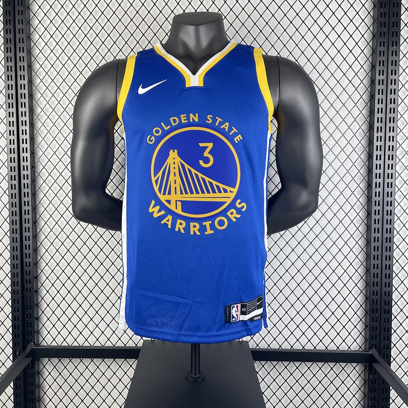 2023 Season Golden State Warriors V-neck blue #3 Paul