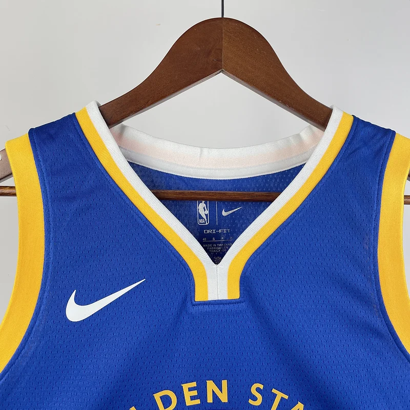 2023 Season Golden State Warriors V-neck blue #3 Paul