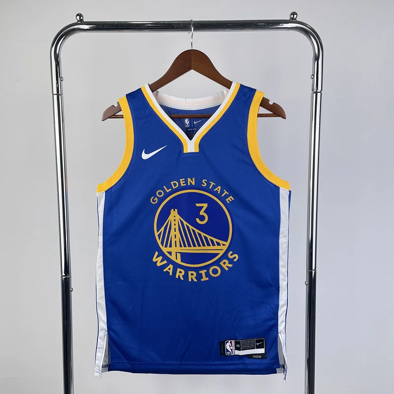 2023 Season Golden State Warriors V-neck blue #3 Paul