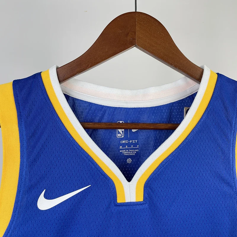 2023 Season Golden State Warriors away blue #33 Wiseman