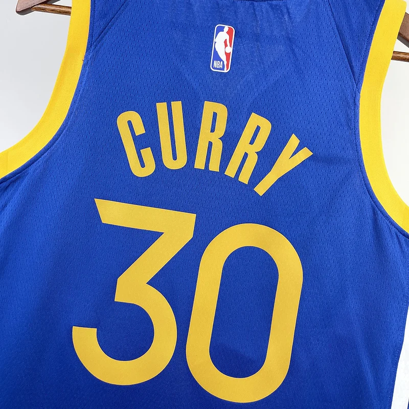 2023 Season Golden State Warriors away blue #30 Curry