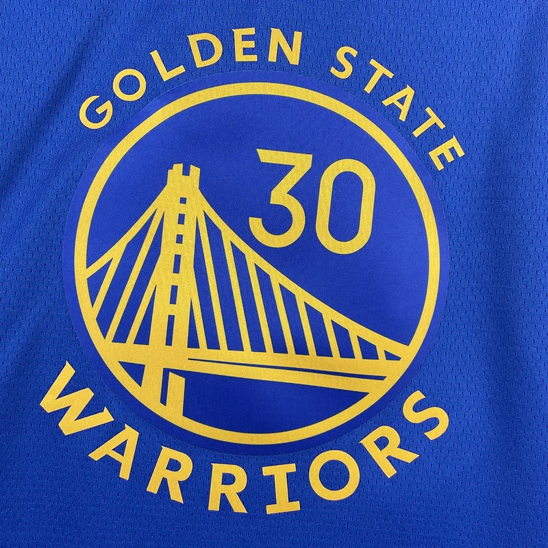 2023 Season Golden State Warriors away blue #30 Curry