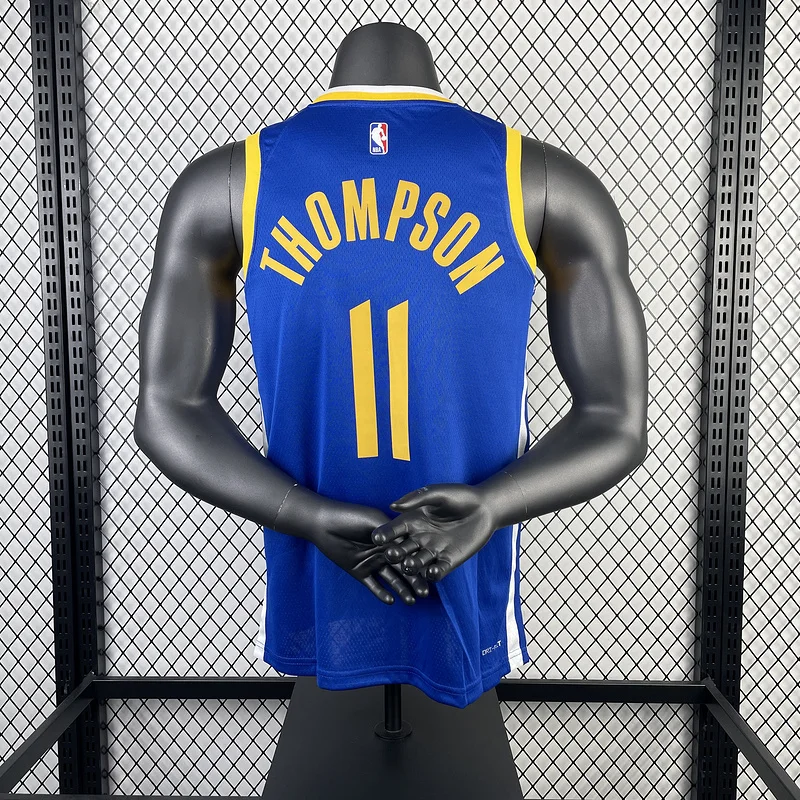 2023 Season Golden State Warriors away blue #11 Thompson