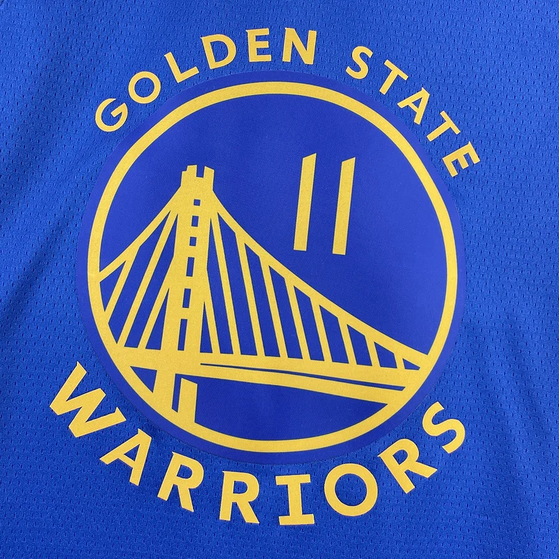 2023 Season Golden State Warriors away blue #11 Thompson