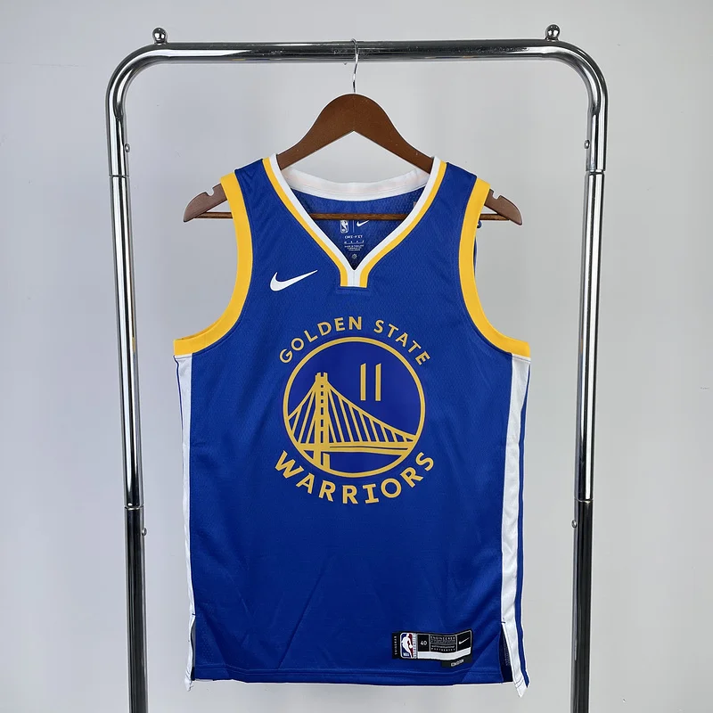 2023 Season Golden State Warriors away blue #11 Thompson