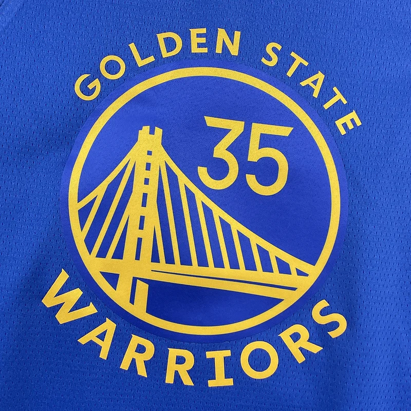 2023 Season Golden State Warriors away blue #35 Durant