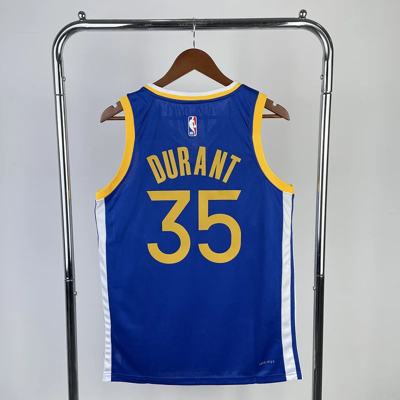 2023 Season Golden State Warriors away blue #35 Durant