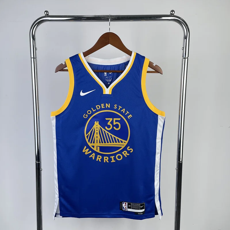 2023 Season Golden State Warriors away blue #35 Durant