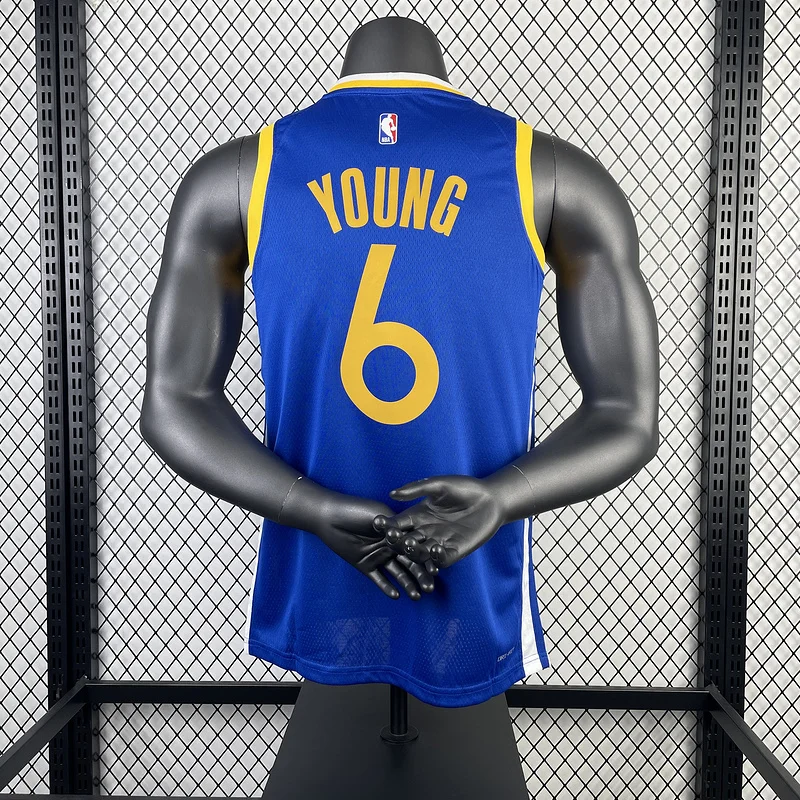 2023 Season Golden State Warriors away blue #6 Nick Young