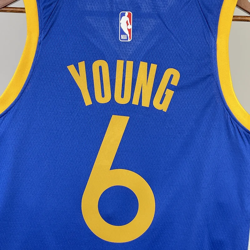 2023 Season Golden State Warriors away blue #6 Nick Young