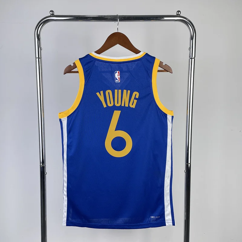 2023 Season Golden State Warriors away blue #6 Nick Young